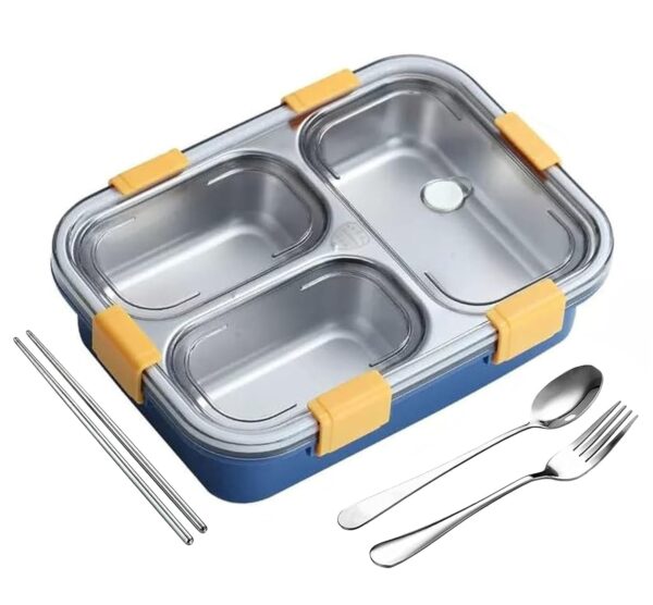 Lunch Box – Stainless Steel (Blue)