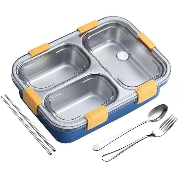 Lunch Box – Stainless Steel (Blue)