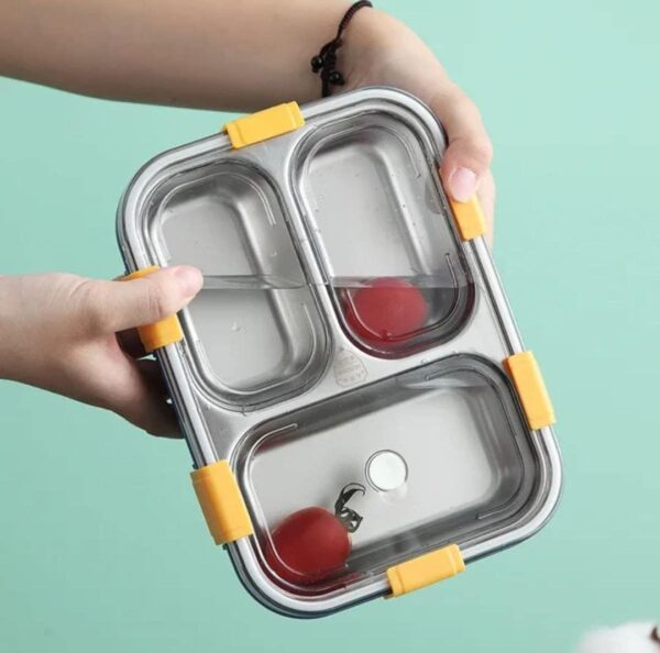 Lunch Box – Stainless Steel (Blue) - Image 4