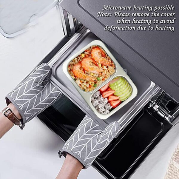 Lunch Box – Stainless Steel (Blue) - Image 6