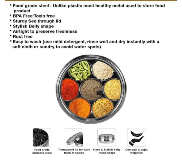 Masala Dabba (Spice Box) - Image 3
