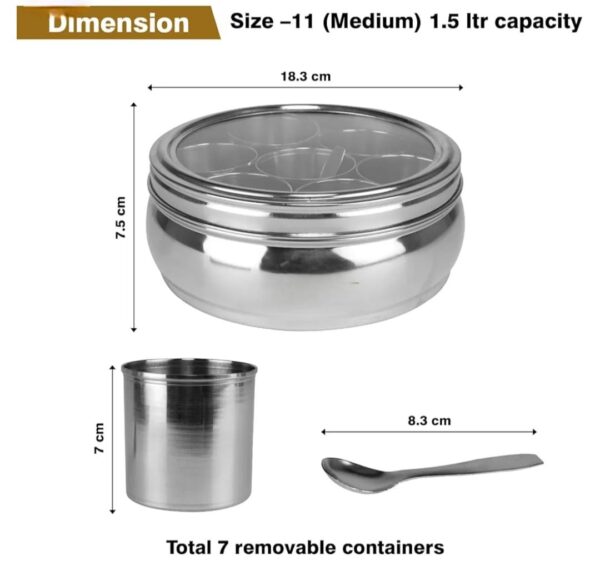 Masala Dabba (Spice Box) - Image 4